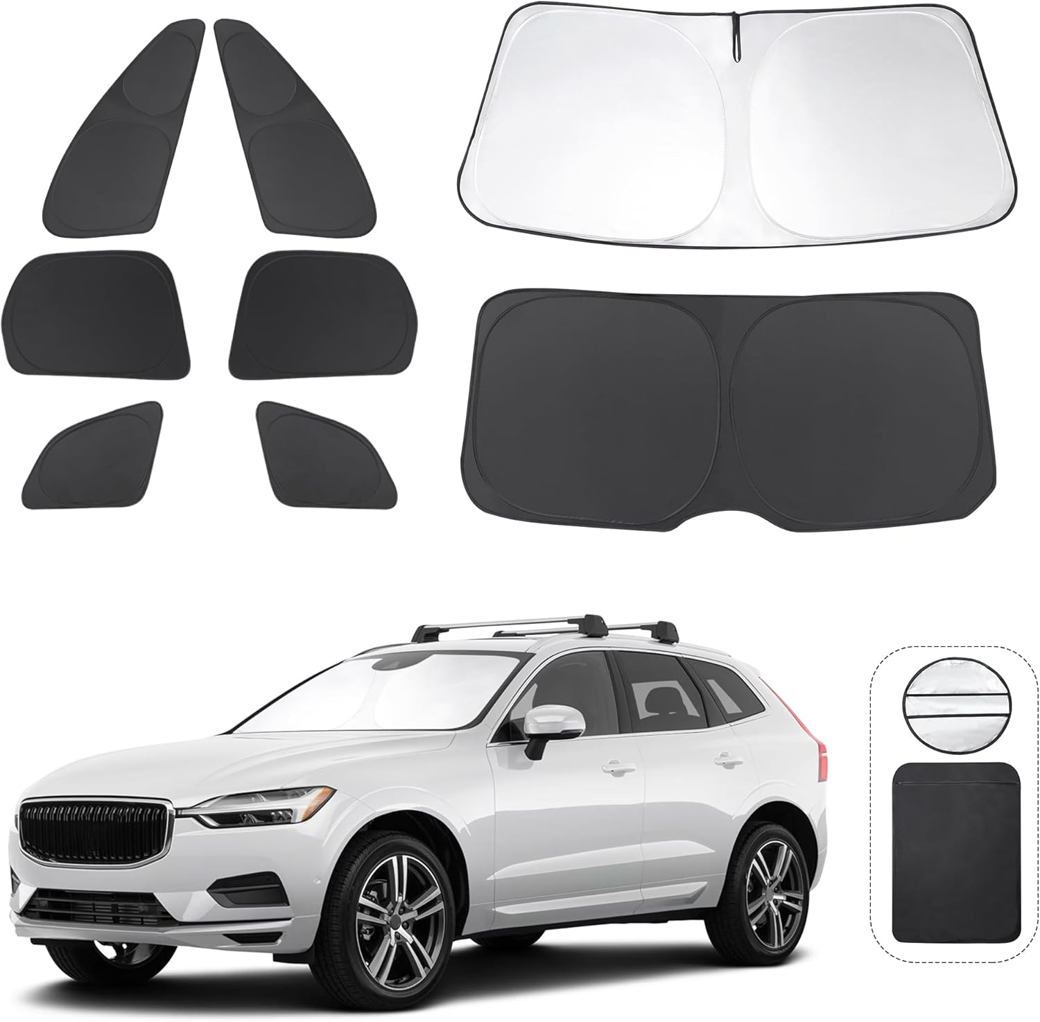 Custom Fit Window Shades for Volvo XC60 2018-2025 Protection