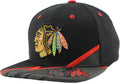 Chicago Blackhawks Adjustable Snapback Hat - Flat Bill