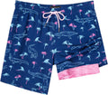 Mens 7 in Swim Trunks with Compression Liner - Quick Dry Fit