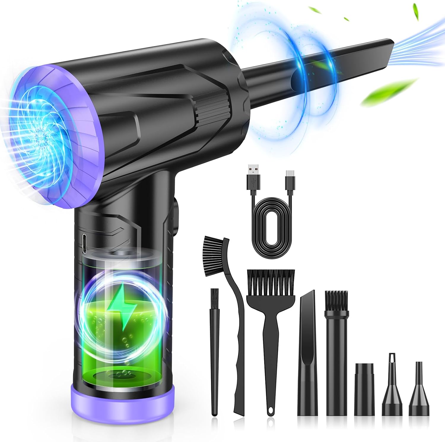 Cordless Keyboard Cleaner - Rechargeable Blower