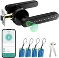 Smart Door Lock with Knob Keyless Entry - Fingerprint & App Control