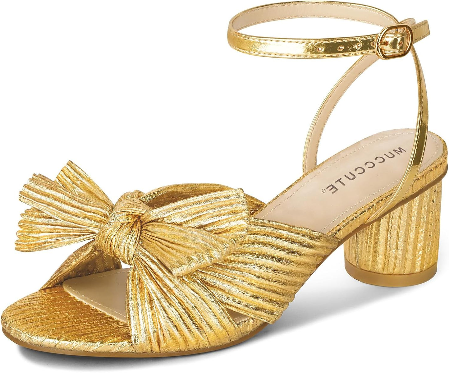 Stylish Bow Knot Heeled Sandals for Women - Perfect for Any Occasion