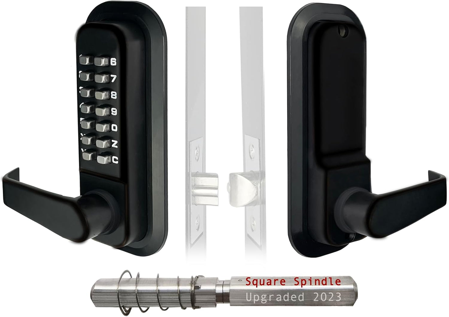 JOUNJIP Keyless Entry Door Lock - Bump Key Proof Security