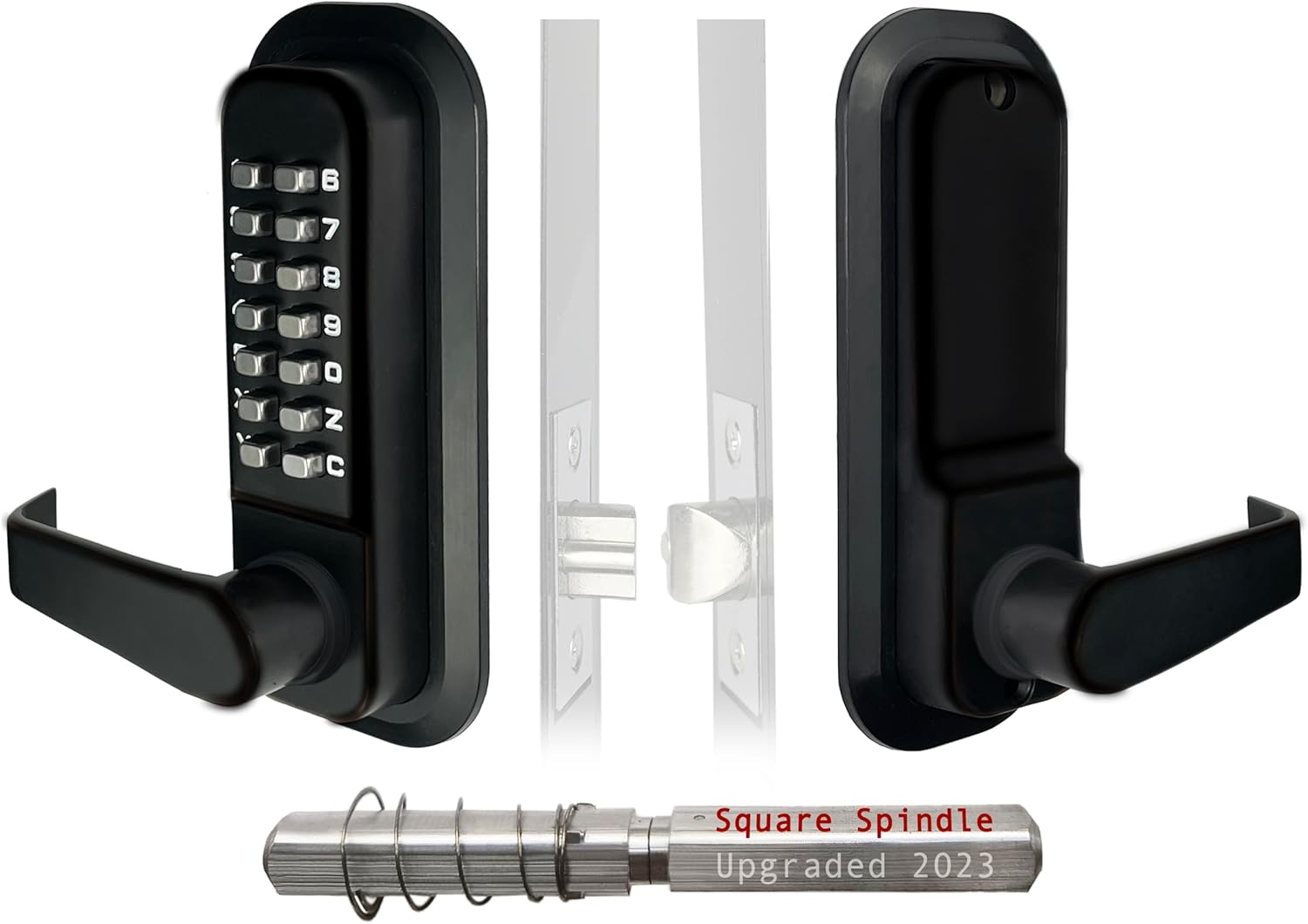JOUNJIP Keyless Entry Door Lock - Bump Key Proof Security