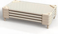 Daycare Cots Stackable Preschool Cot 4-Pack - Light Beige