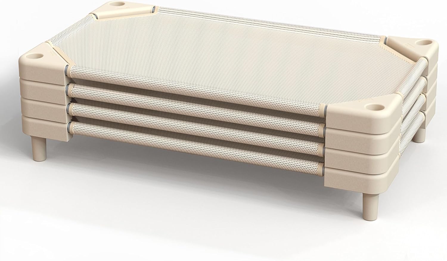 Daycare Cots for Kids - Stackable Preschool Nap Cots (4 Packs)