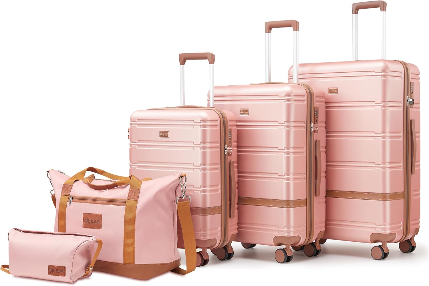 Luggage Sets 3 Piece with Spinner Wheels for Effortless Travel