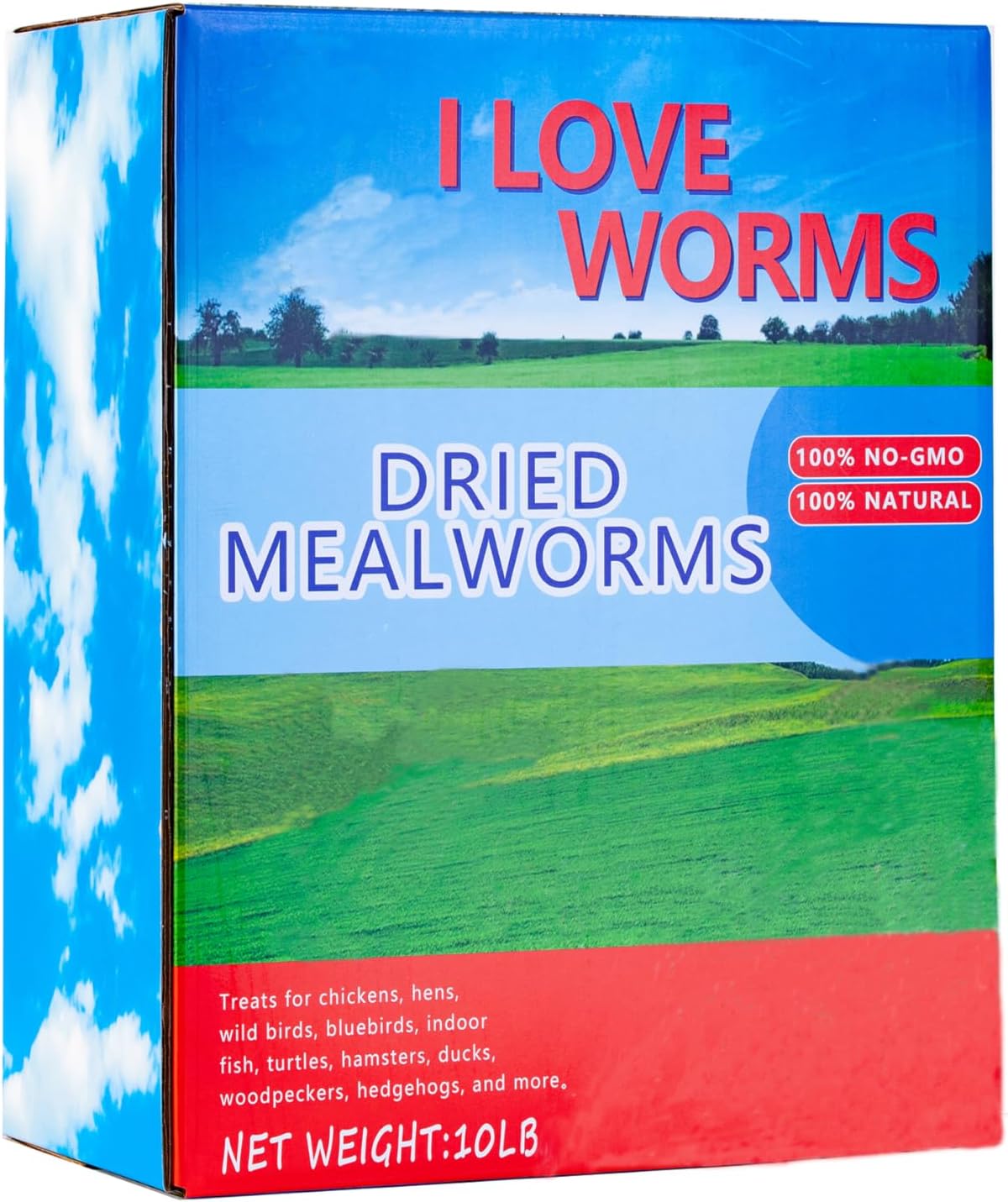High-Protein Dried Mealworms for Chickens, Birds, and Reptiles