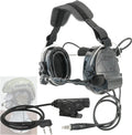 HEARFALCOM C5 PRO Tactical Headset with Mic - Noise Canceling Comm