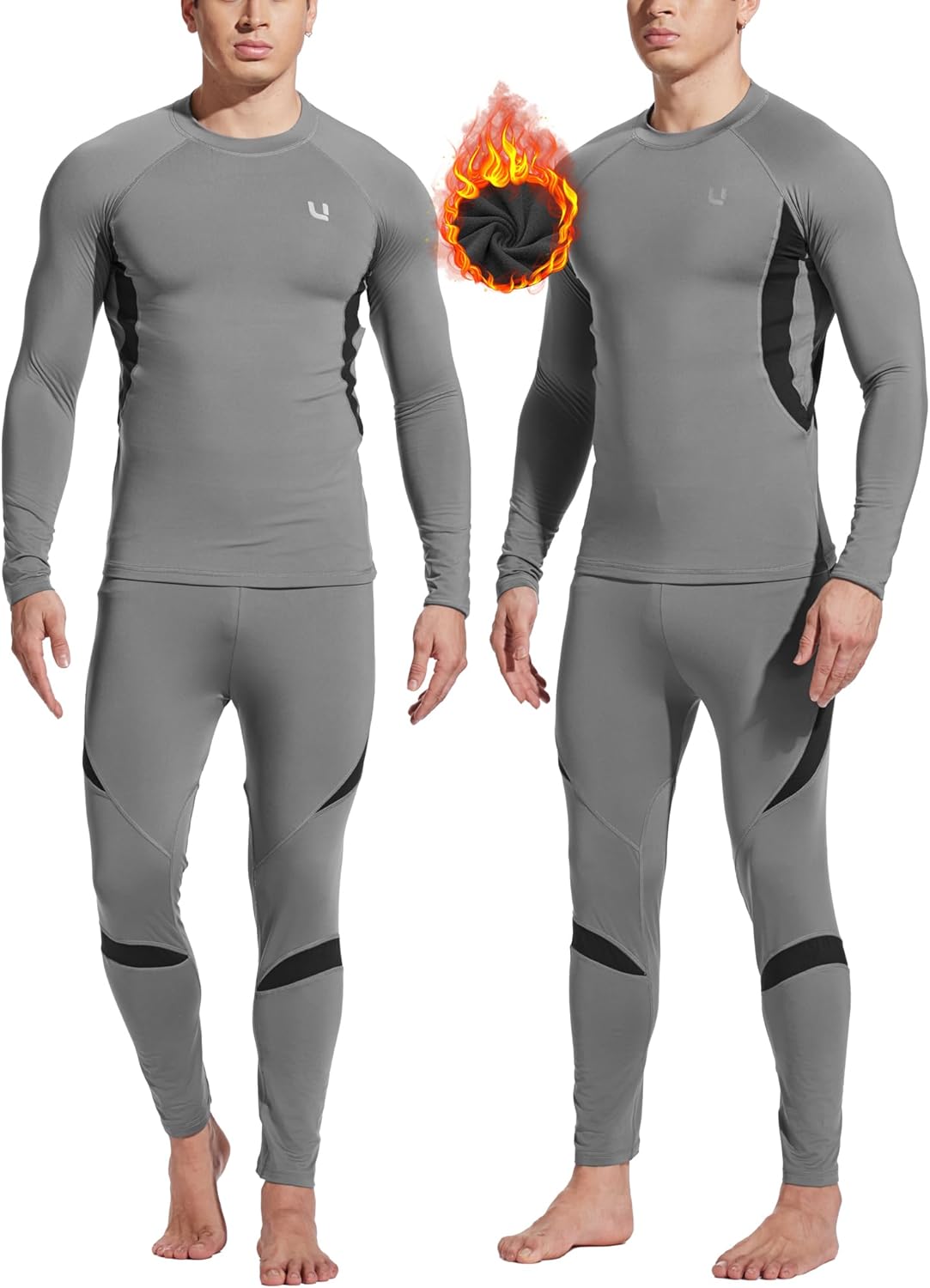 UNIQUEBELLA Men's Thermal Underwear Set for Ultimate Warmth