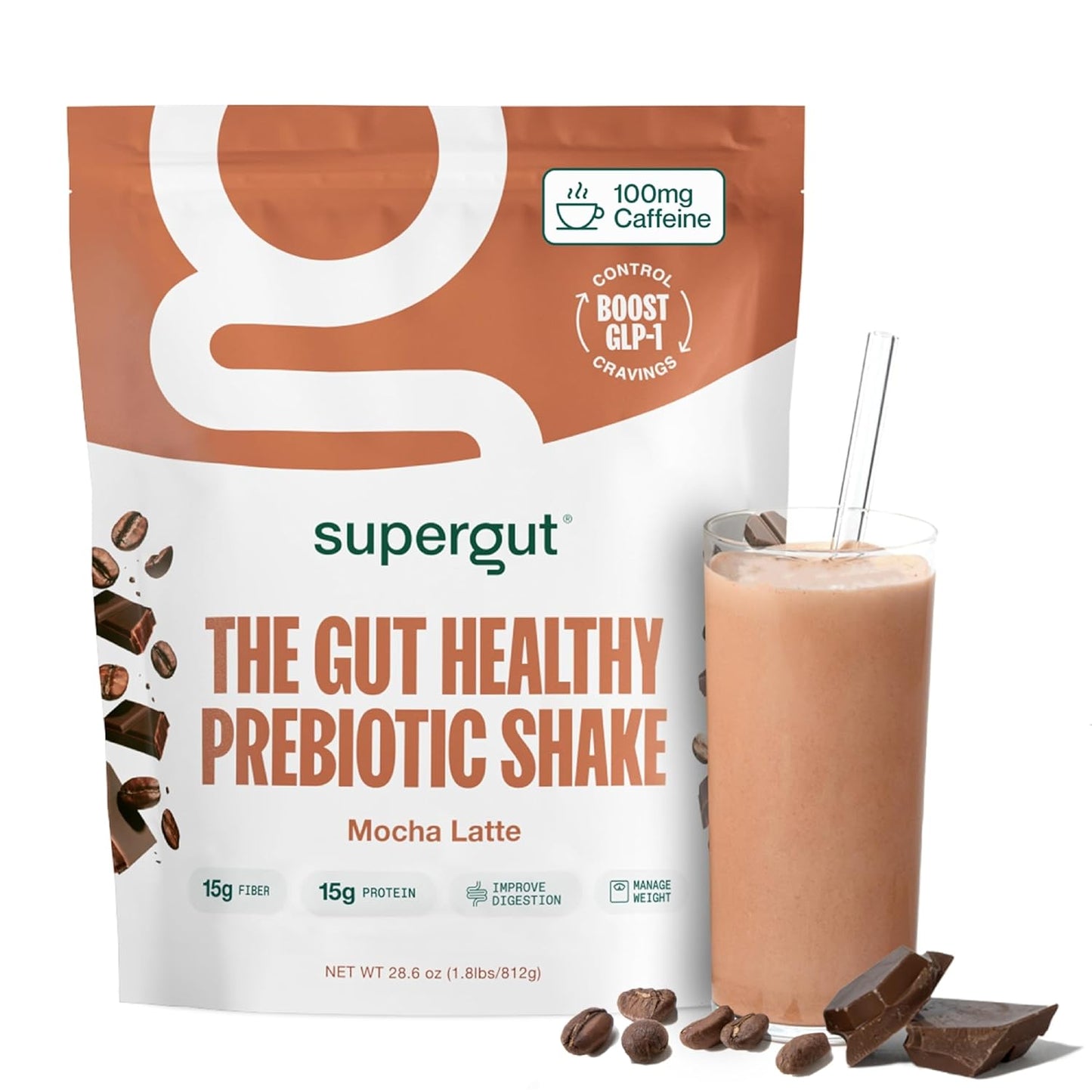 Supergut Prebiotic Shakes for Gut Health and Meal Replacement