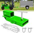 Tow Hitch for Fork Lift Forks - Heavy Duty 2in Trailer Adapter