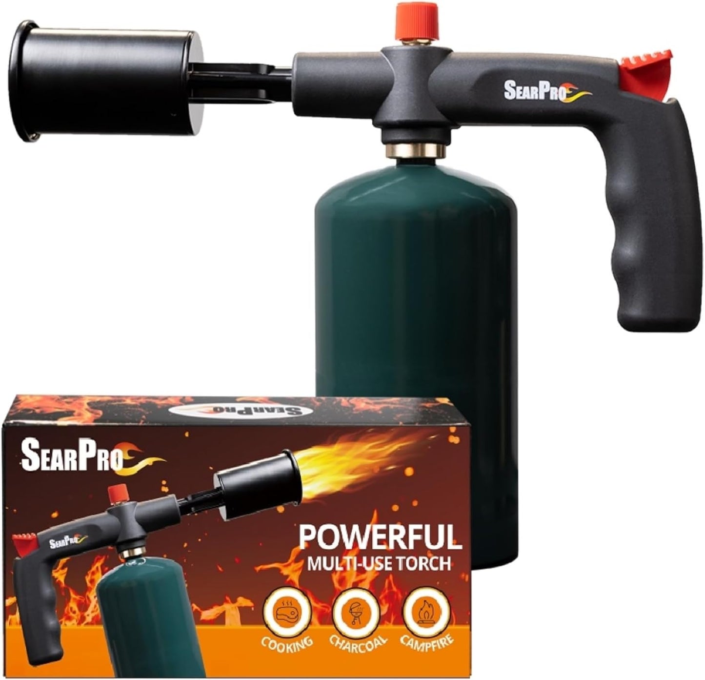 SearPro Charcoal Torch Lighter - Ultimate Cooking Gadget