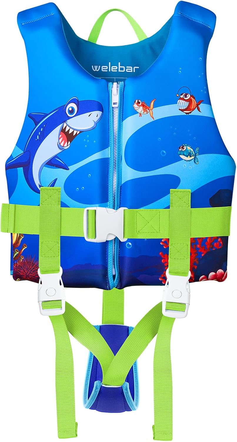 Kids Swim Vest for Safe and Fun Water Activities for Ages 2-10