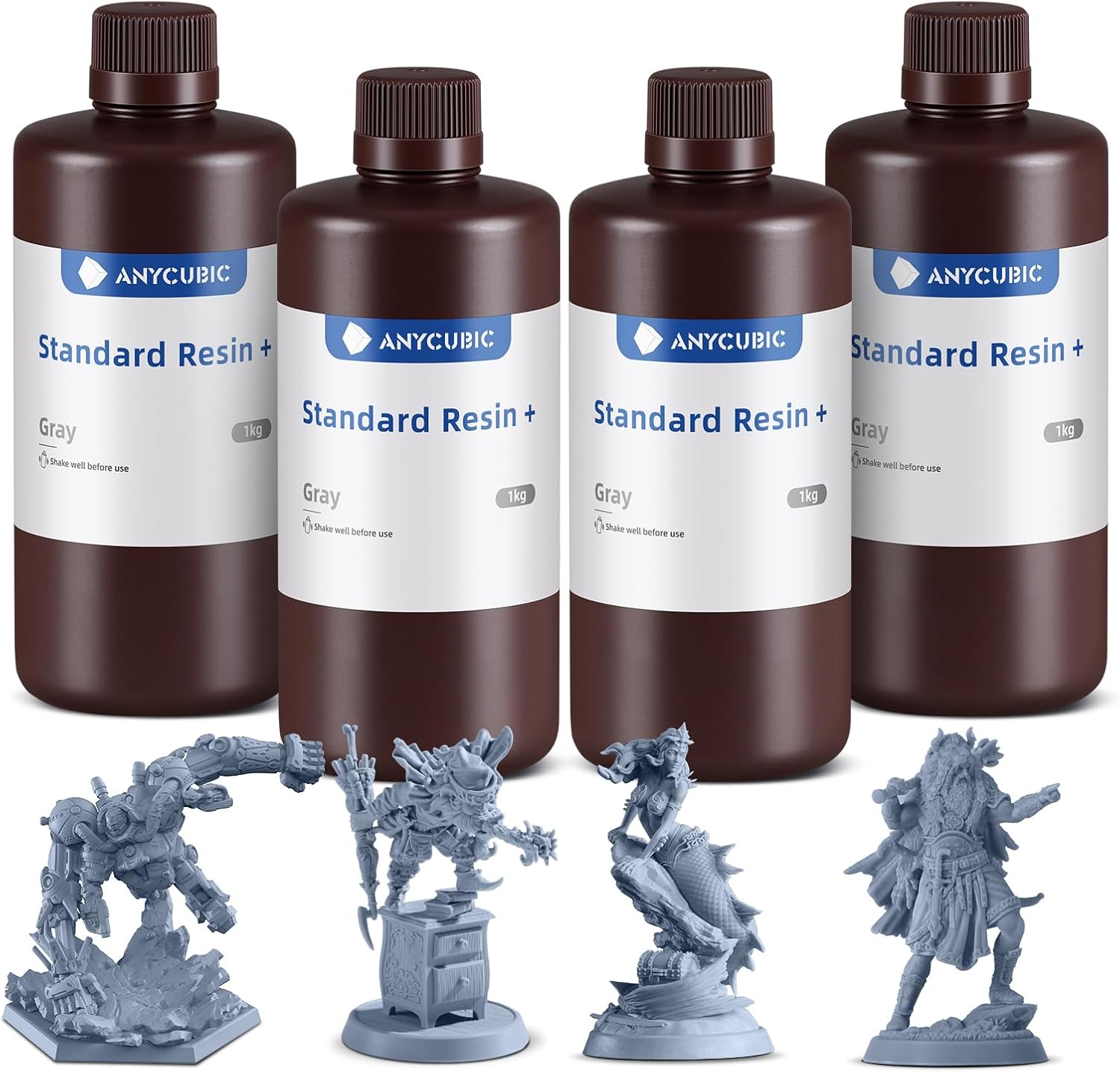 ANYCUBIC Standard 3D Printer Resin Plus for High Precision Prints