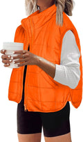 Womens Puffer Vest Sleeveless Zip Up Warm Lightweight Winter Vest