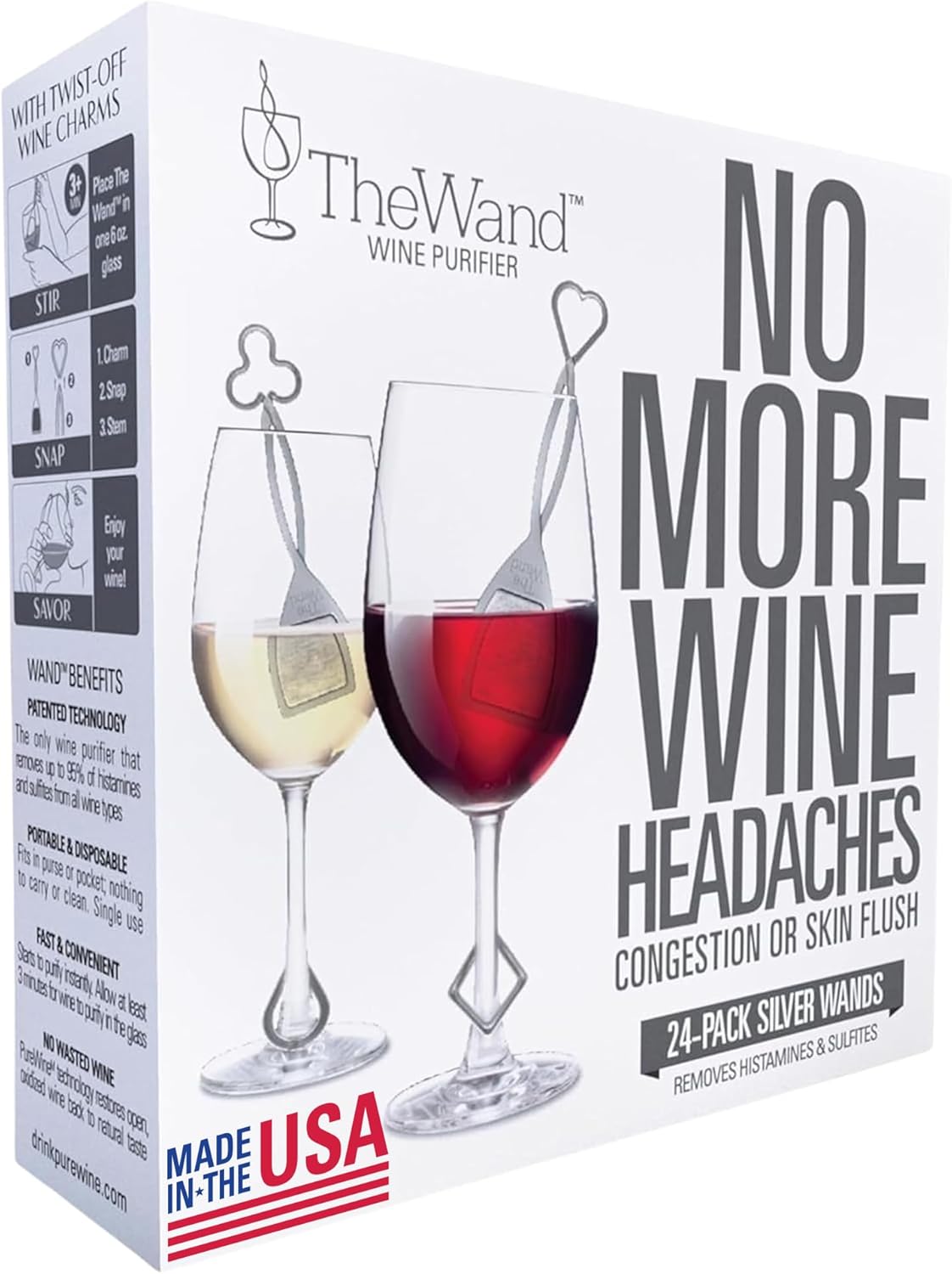 PureWine The Wand Wine Purifier for Allergies & Headaches