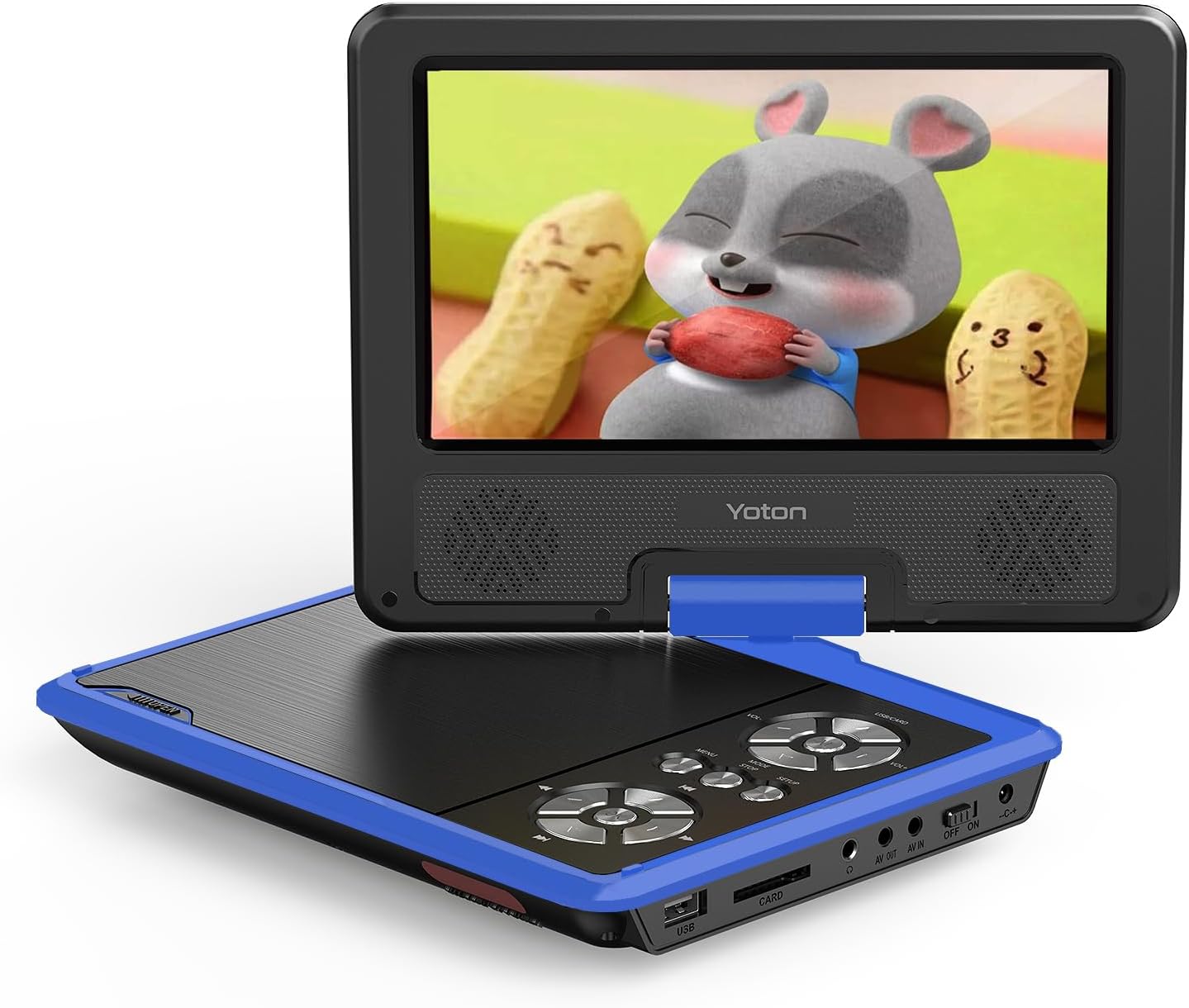 YOTON Portable DVD Player for Kids with 7.5in Swivel Screen