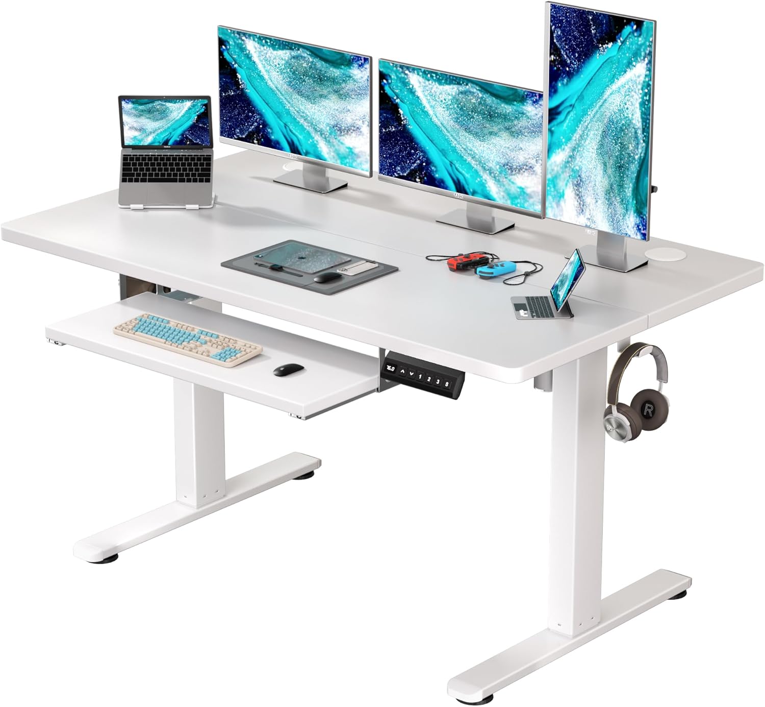 GallopFun 48'' Electric Standing Desk - Adjustable Height, Memory Preset
