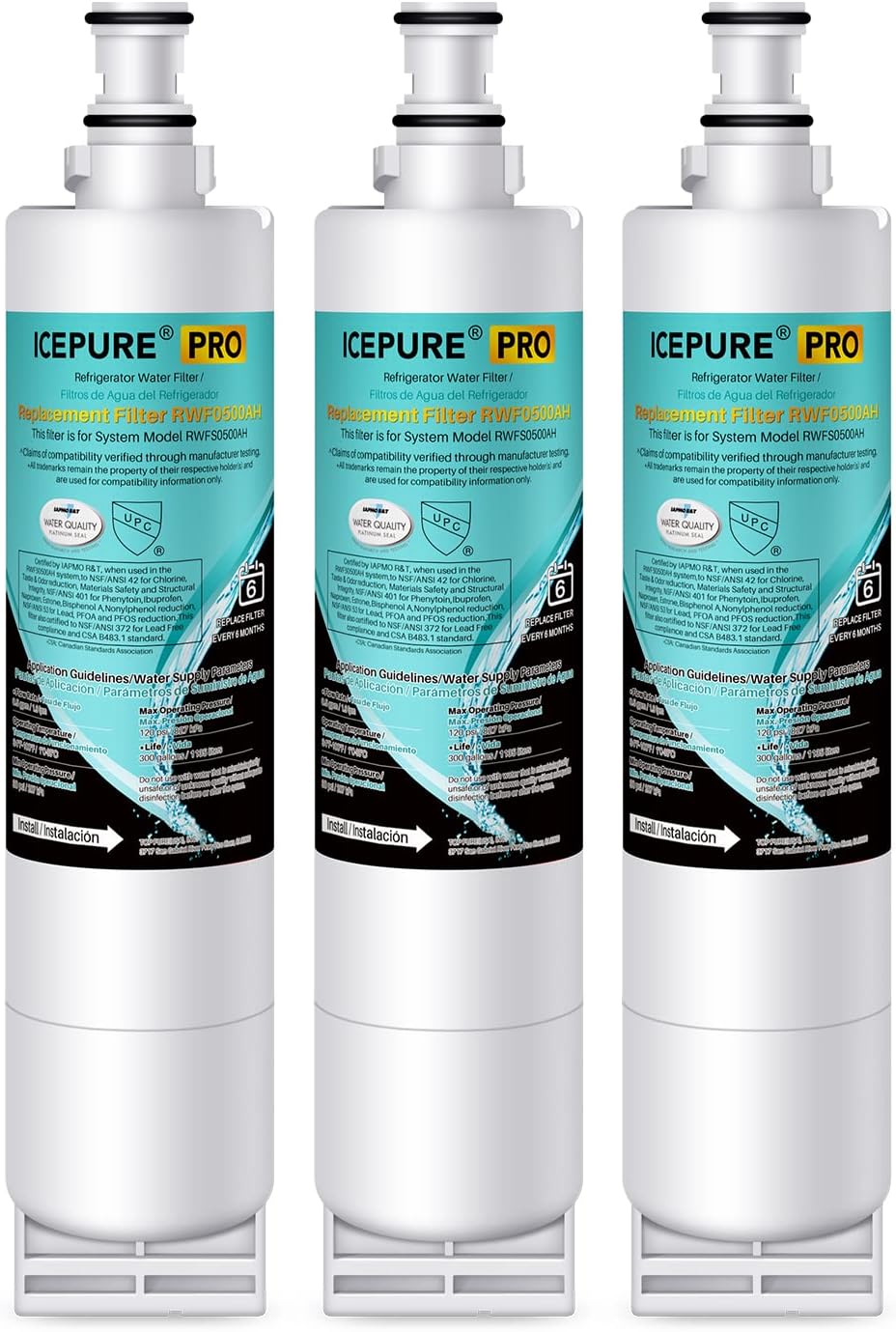 ICEPURE PRO 4396508 Replacement Filter for Heavy Metal Removal