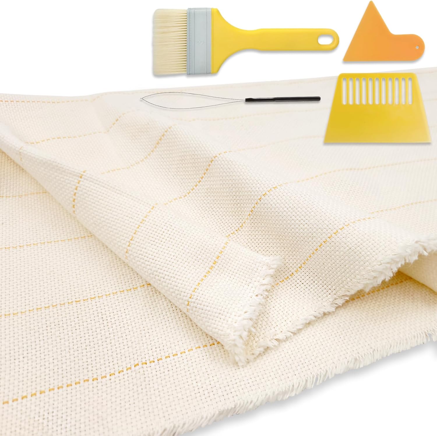 85in x 85in Large Primary Tufting Cloth for Rug Making Projects