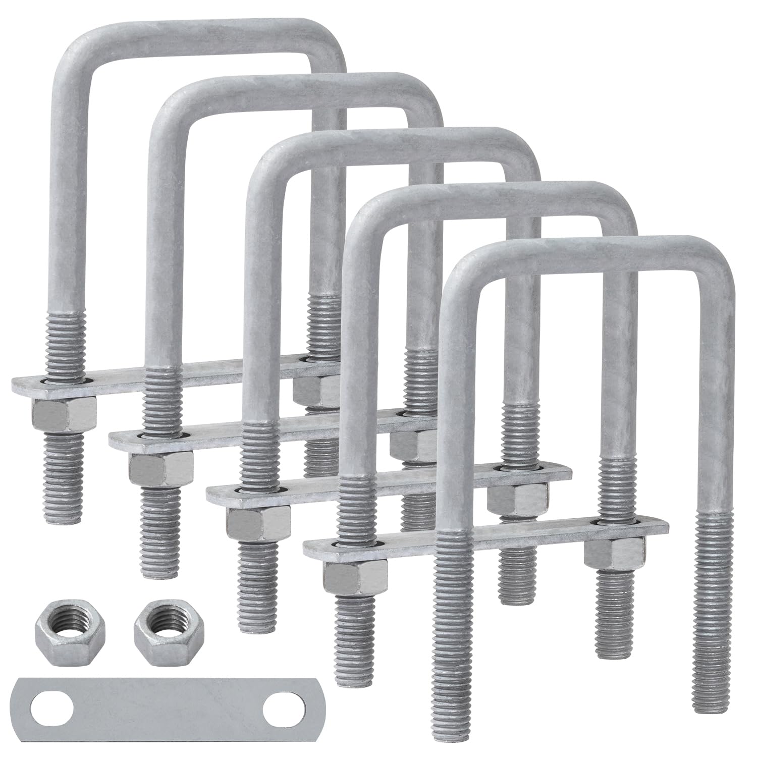 LIONMAX U Bolts 5 Pack for Trailers and Marine Applications