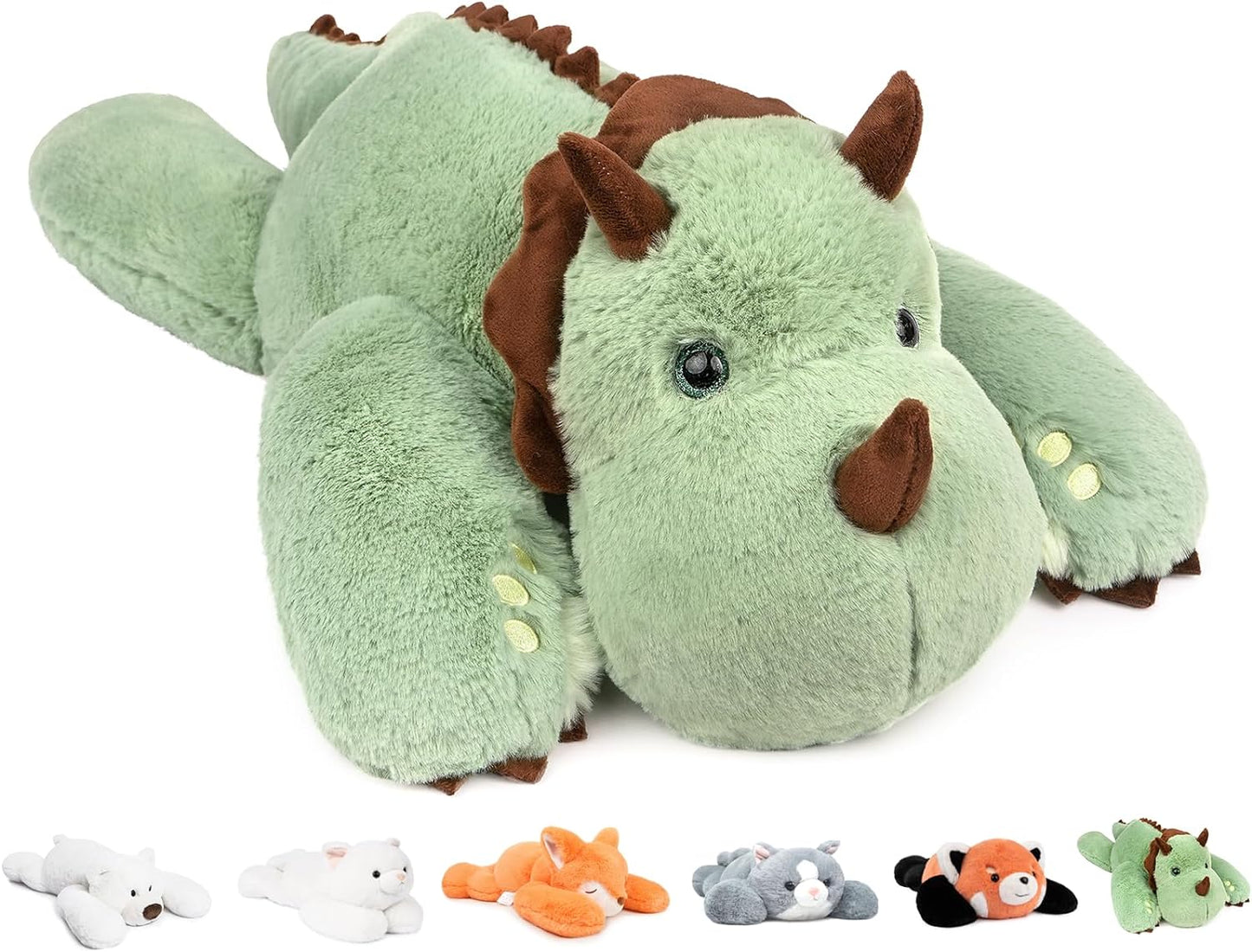 Niuniu Daddy 24in Weighted Dinosaur Stuffed Animal for All Ages