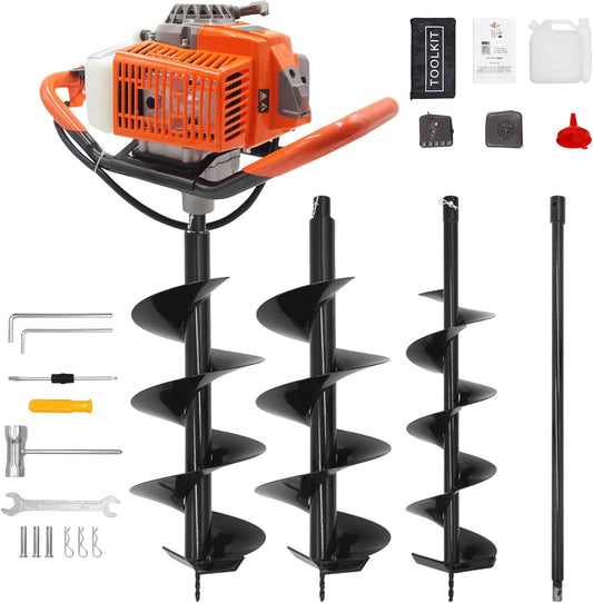 72CC Gas Powered Post Hole Digger for Easy Planting Tasks