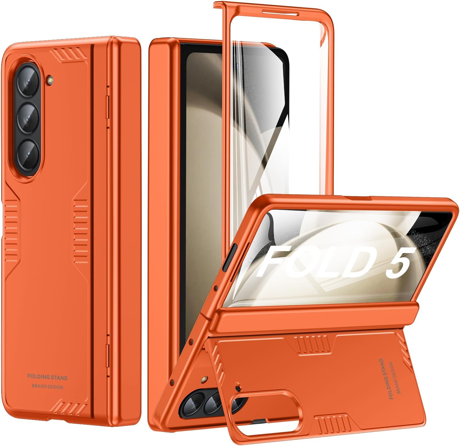 Samsung Galaxy Z Fold 5 Case with Hidden Kickstand and Protection