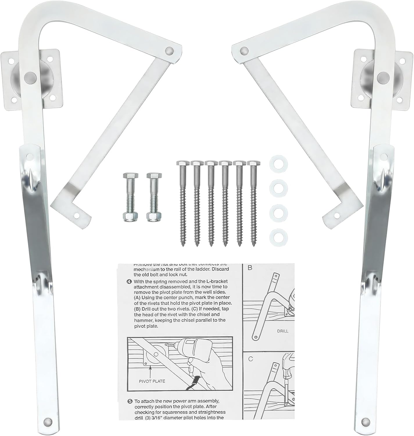 55-2 Attic Ladder Hinge Arms for Werner Models After 2010