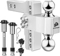 Adjustable Trailer Hitch 2-Inch Receiver - 6in Drop/Rise, Heavy Duty