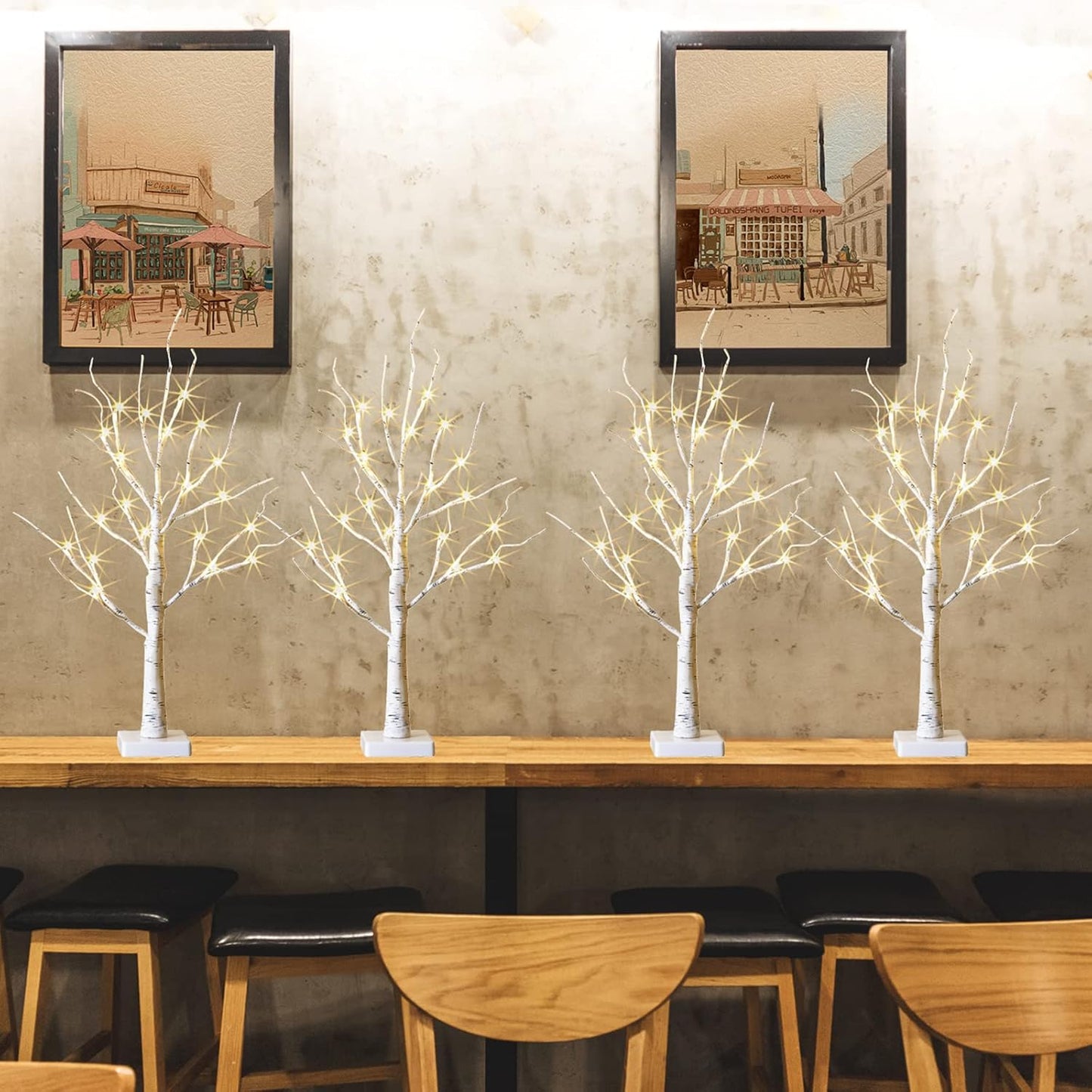 PEIDUO 2FT Christmas Tree with LED Lights for Home Decor