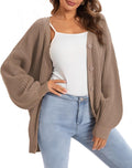 Cardigan Sweaters for Women 100% Cotton Oversized Button-Down Women's