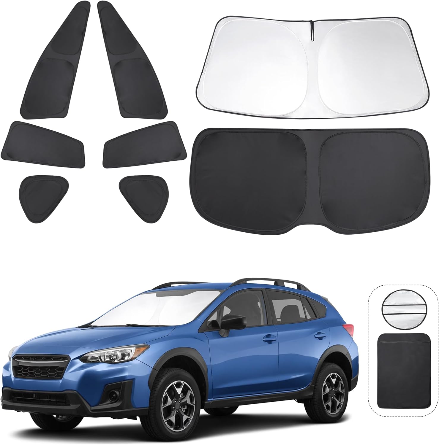 Custom Fit Window Shades for Subaru Crosstrek 2018-2023