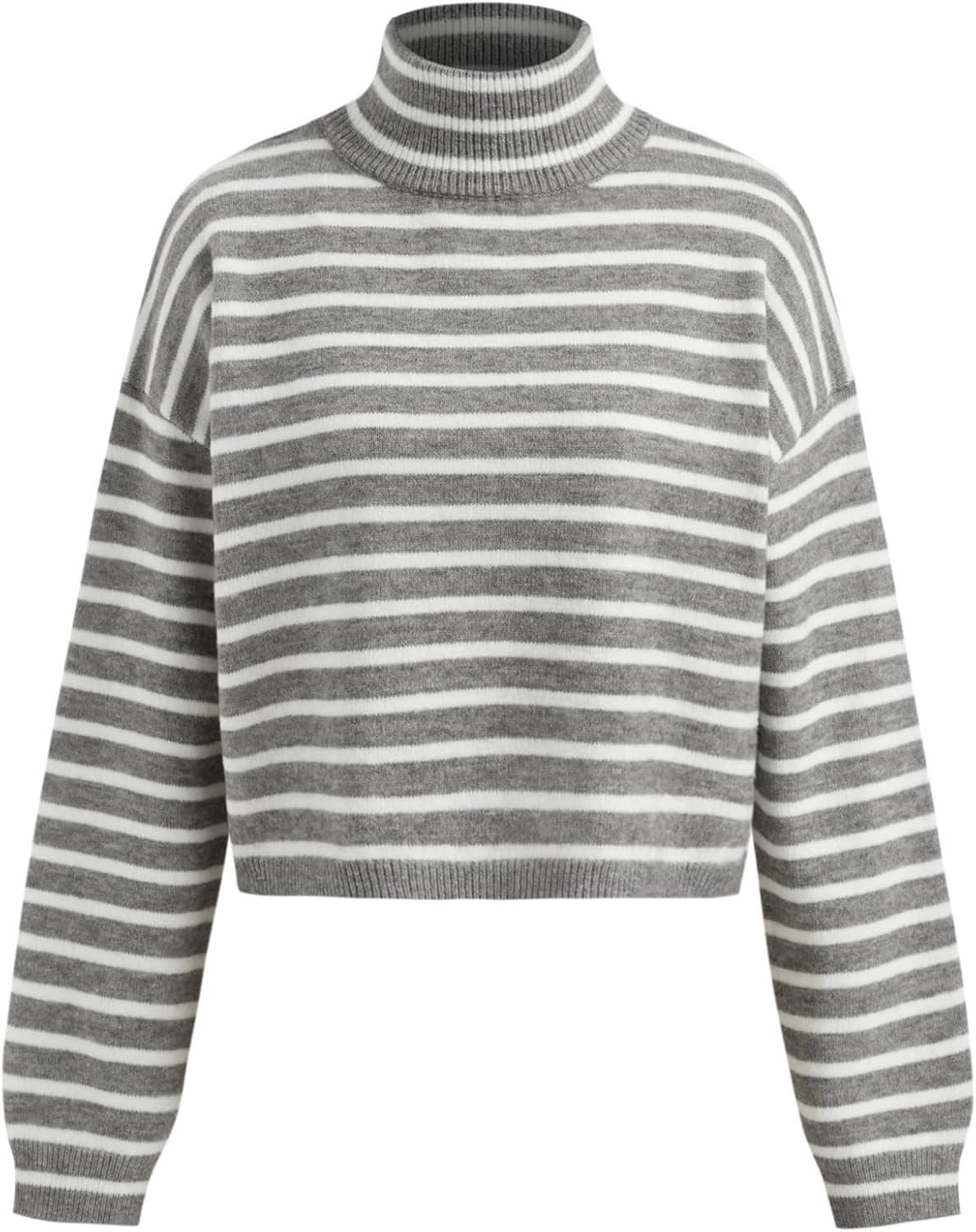 Cropped Turtleneck Sweater for Women - Stylish Fall Outfit