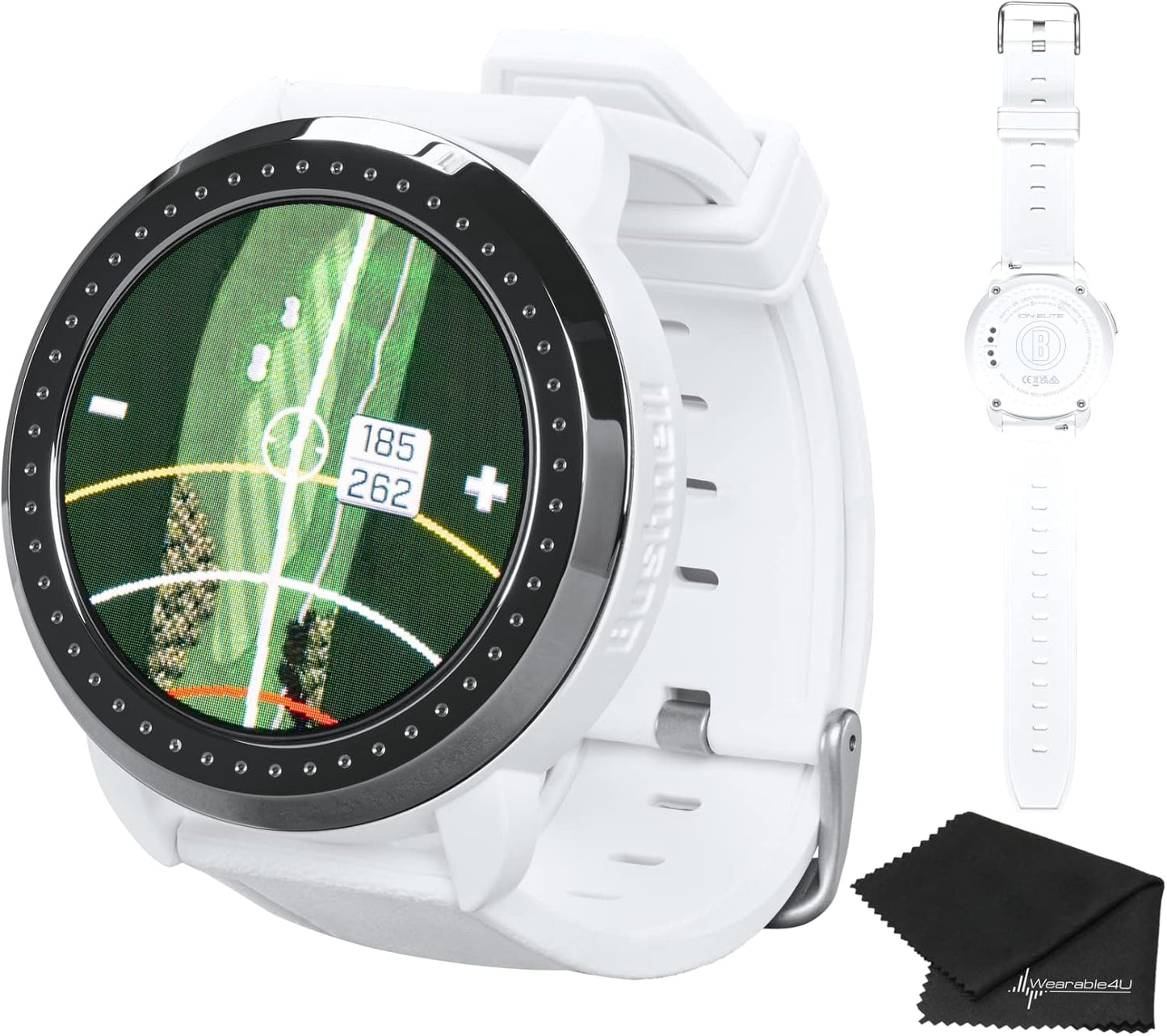 Bushnell iON Elite Golf GPS Watch with Cloth Bundle for Precision