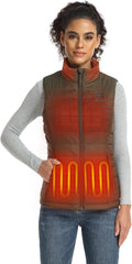 ORORO Women's Lightweight Heated Vest - Tailored, Rechargeable