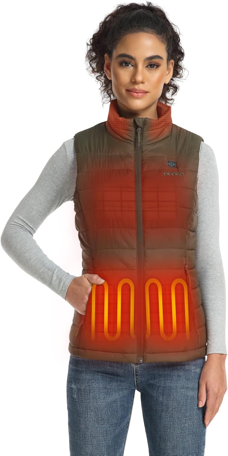 ORORO Women's Lightweight Heated Vest for Ultimate Warmth