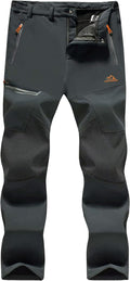 Men's Winter Pants Fleece Lined Snow Pants - Warm, Water Resistant 4