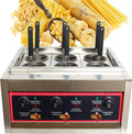 220V Commercial Pasta Cooker 6KW with 6 Noodle Baskets - Heavy Duty
