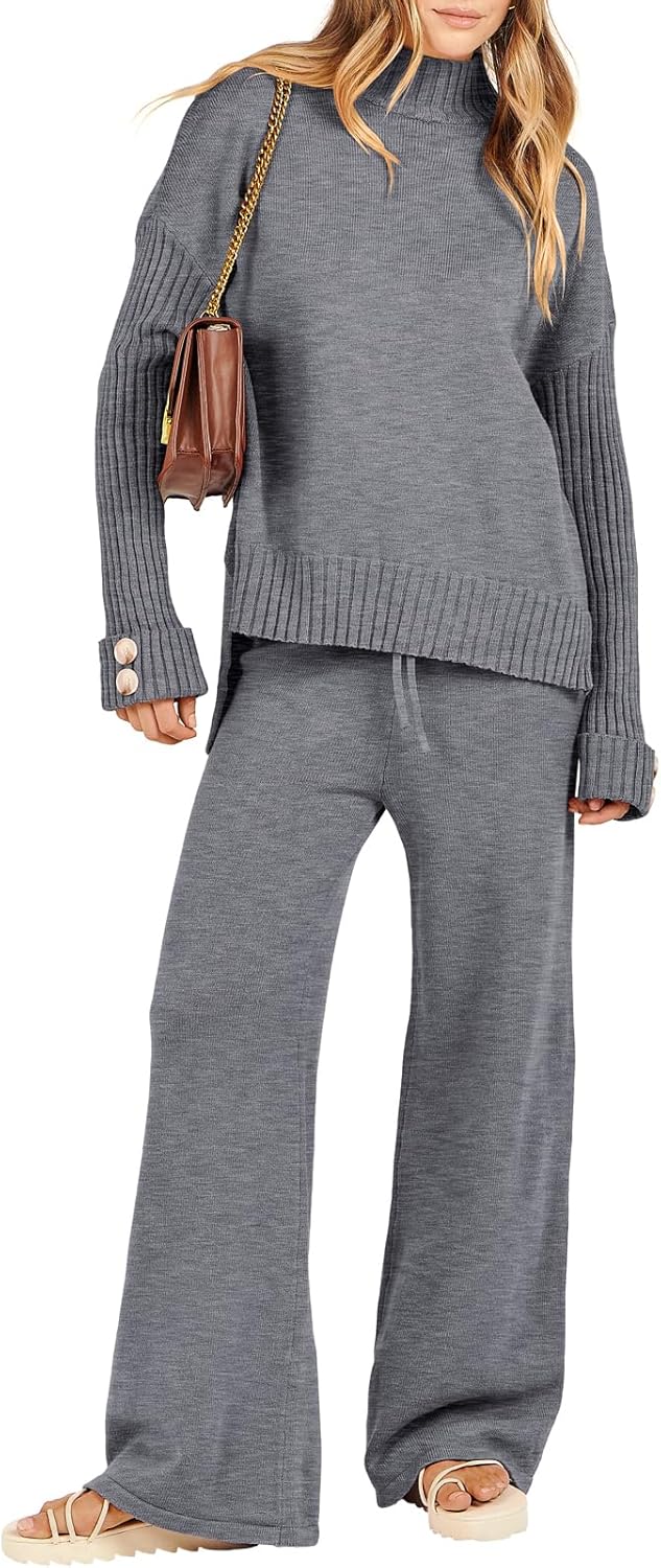 ANRABESS Women's 2 Piece Outfit for Cozy Fashionable Comfort