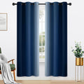 Yakamok Ombre Curtains for Bedroom, Stylish Room Darkening Drapes