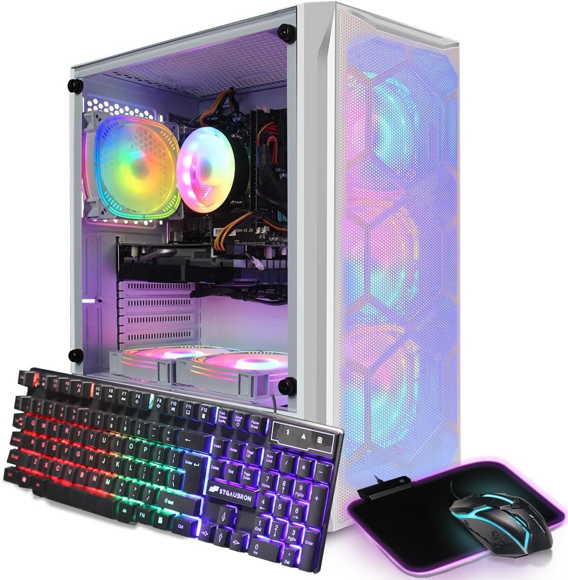 High-Performance Gaming PC with Intel Core i7 and Radeon RX 5600 XT