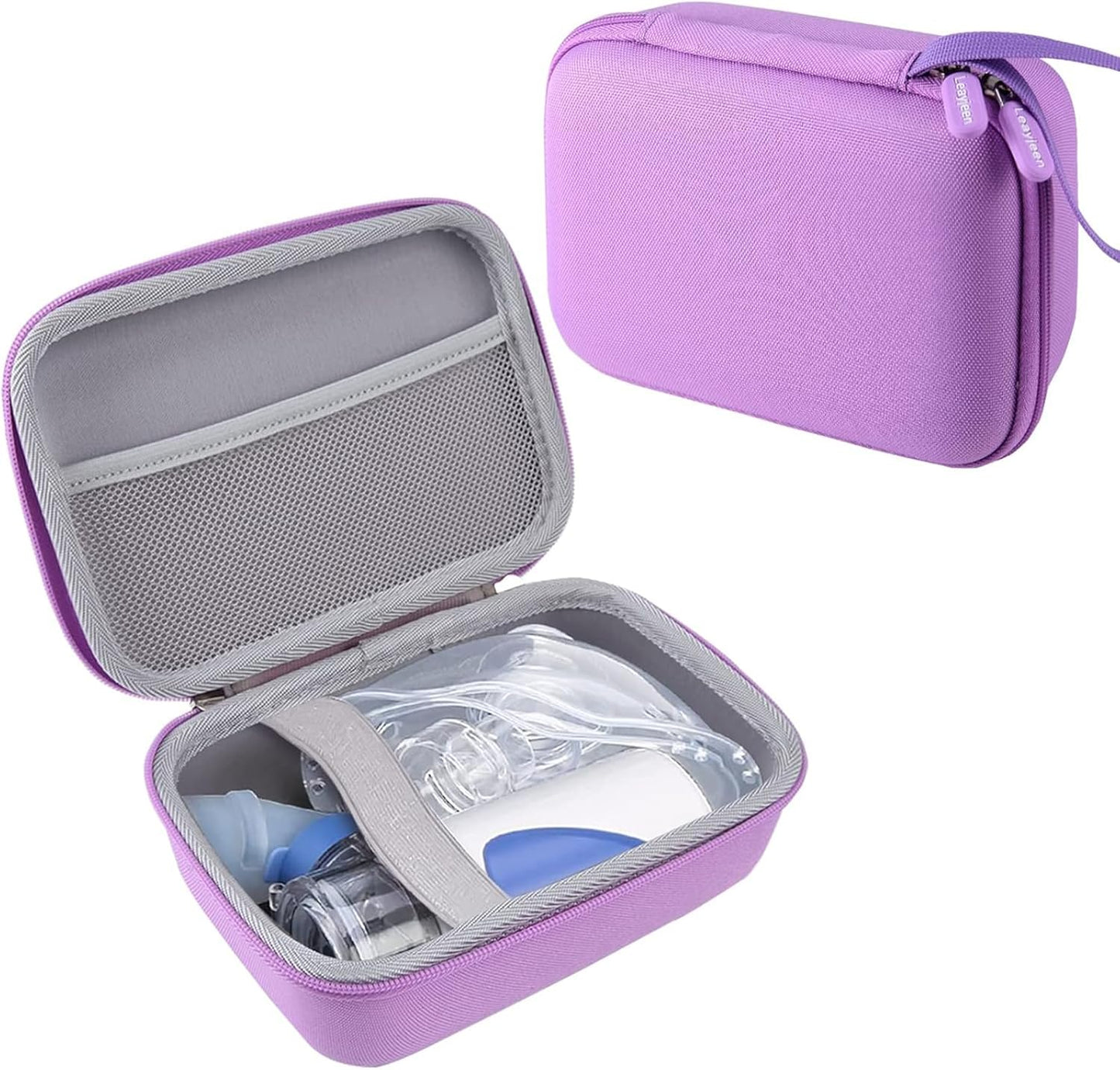 Leayjeen Purple Nebulizer Case - Organize & Protect!