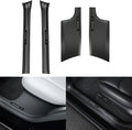 Door sill Protectors Tesla Model Y 2021-2023 Carbon Fiber Pattern