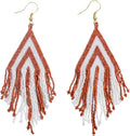 Game Day Earrings for Women - Luxe Beaded Fringe for Team Spirit