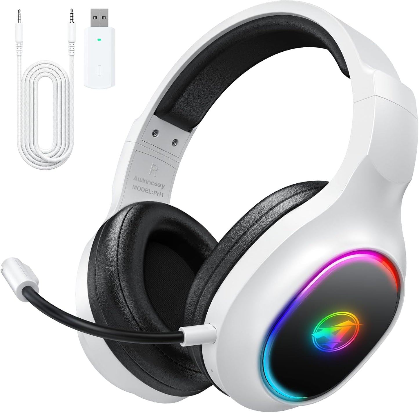 Wireless Gaming Headset with Low Latency Mic