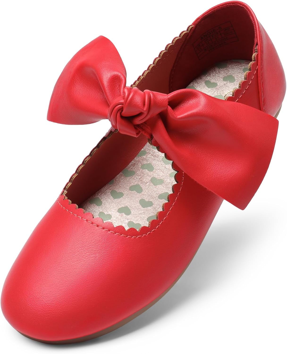 DREAM PAIRS Girls Ballerina Flats with Bow for Every Occasion
