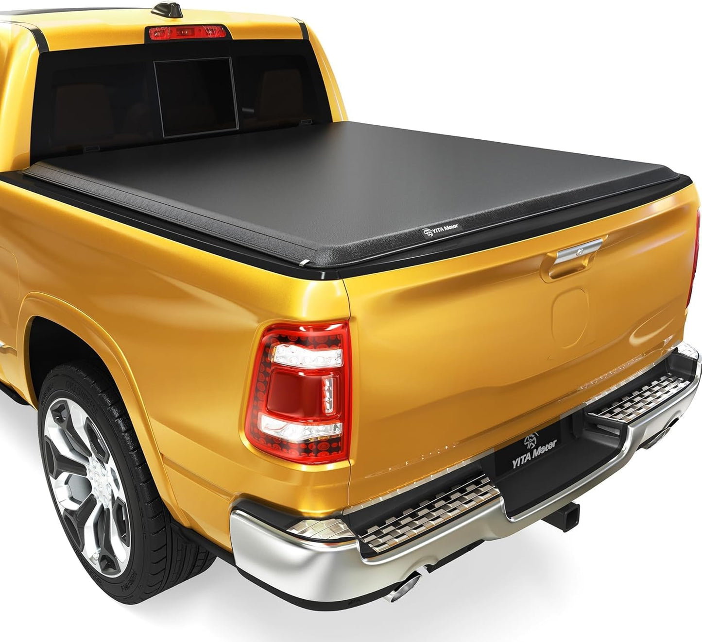YITAMOTOR Soft Roll Up Truck Bed Tonneau Cover for Dodge Ram