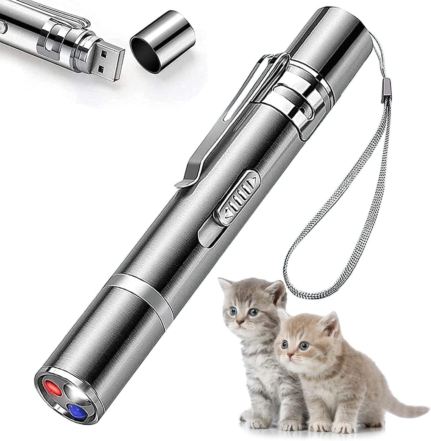 Interactive Red Laser Cat Toy for Endless Fun!